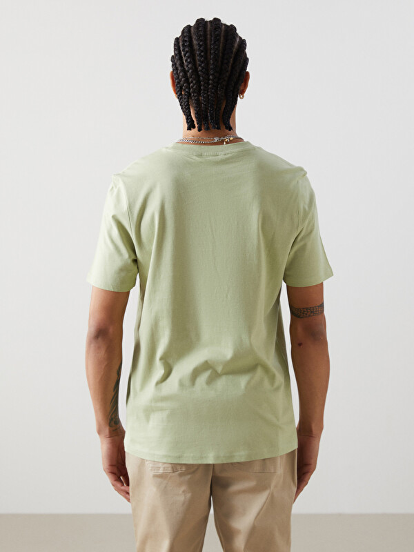 XSIDE Crew Neck Printed Jersey Men's T-Shirt - S58033Z8-VKB - LC
