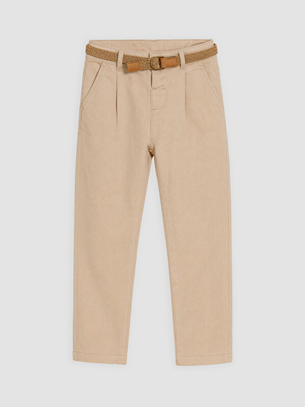LCW Kids Adjustable Waist Gabardine Boys' Trousers