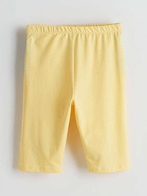 LCW Kids Elastic Waist Girls' Short Leggings