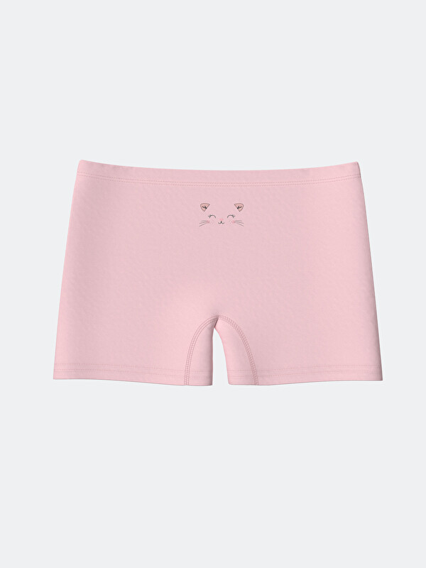 LCW Kids Baskılı Kız Çocuk Boxer
