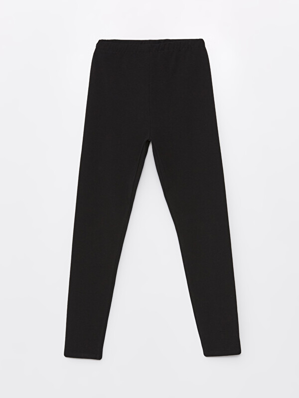 LCW Kids Leggings Longs à Taille Élastiquée pour Filles