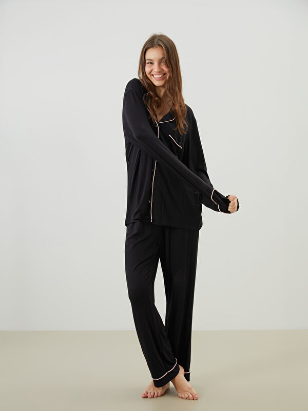 LCW DREAM Beli Lastikli Kadın Pijama Alt