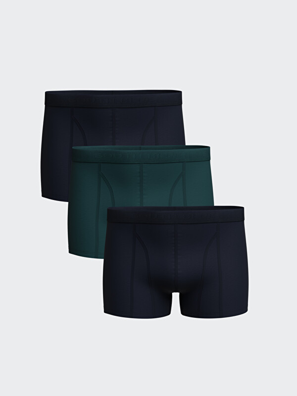 LC WAIKIKI Standart Kalıp Pamuklu Esnek Erkek Boxer 3'lü