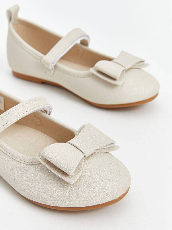 Lcw Steps Bej Lcw Steps Fiyonk Detaylı Kız Çocuk Babet
