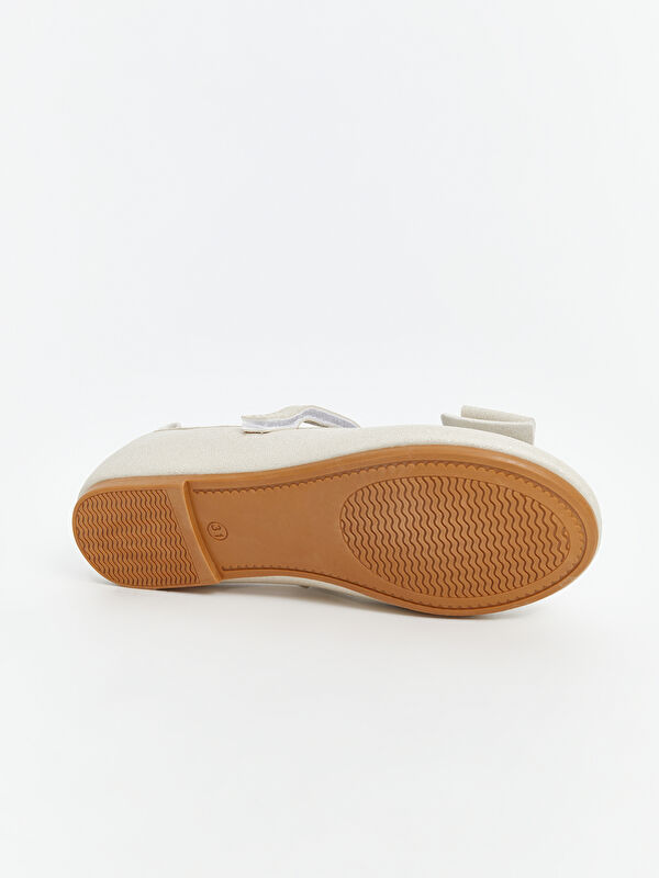 Lcw Steps Bej Lcw Steps Fiyonk Detaylı Kız Çocuk Babet