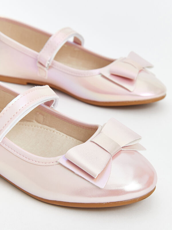 Lcw Steps Bej Lcw Steps Fiyonk Detaylı Kız Çocuk Babet