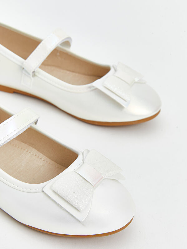 Lcw Steps Bej Lcw Steps Fiyonk Detaylı Kız Çocuk Babet