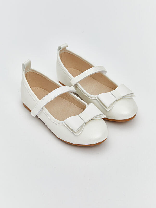 Lcw Steps Bej Lcw Steps Fiyonk Detaylı Kız Çocuk Babet