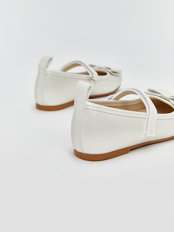 Lcw Steps Bej Lcw Steps Fiyonk Detaylı Kız Çocuk Babet