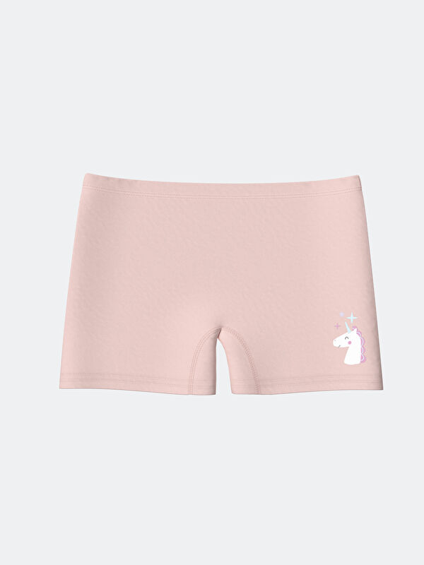LCW Kids Beli Lastikli Kız Çocuk Boxer