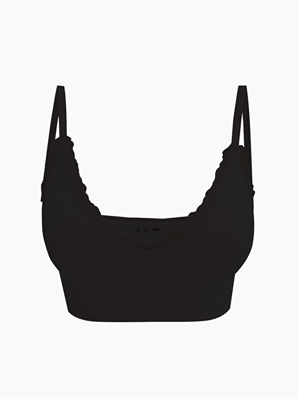 LCW DREAM Bustier Sans Armature Non Rembourré avec Détails en Dentelle