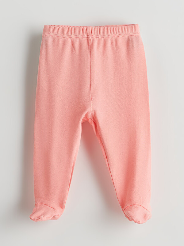 LCW baby Kız Bebek Patikli Pijama Alt