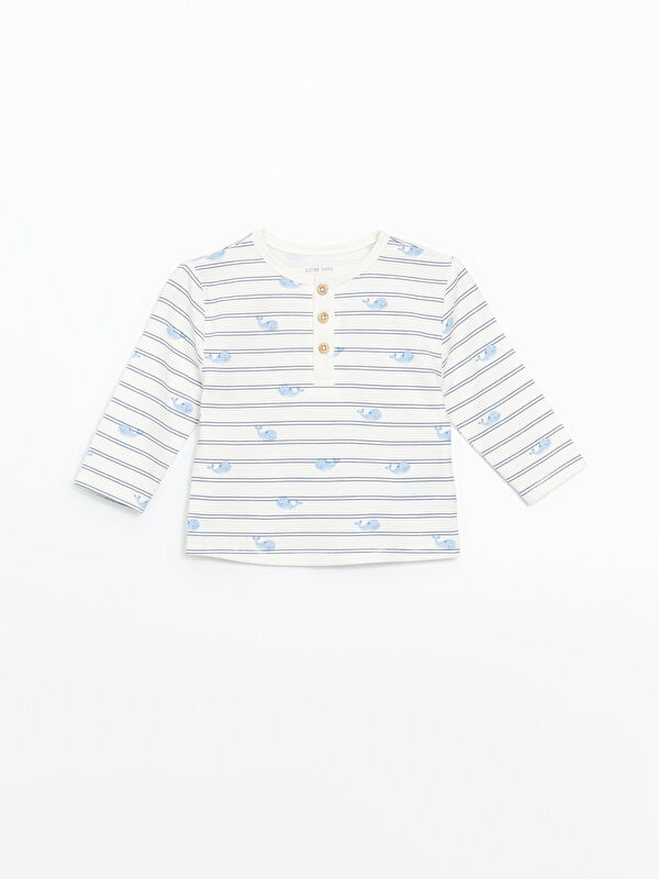 LCW baby Baskılı Erkek Bebek Tişört