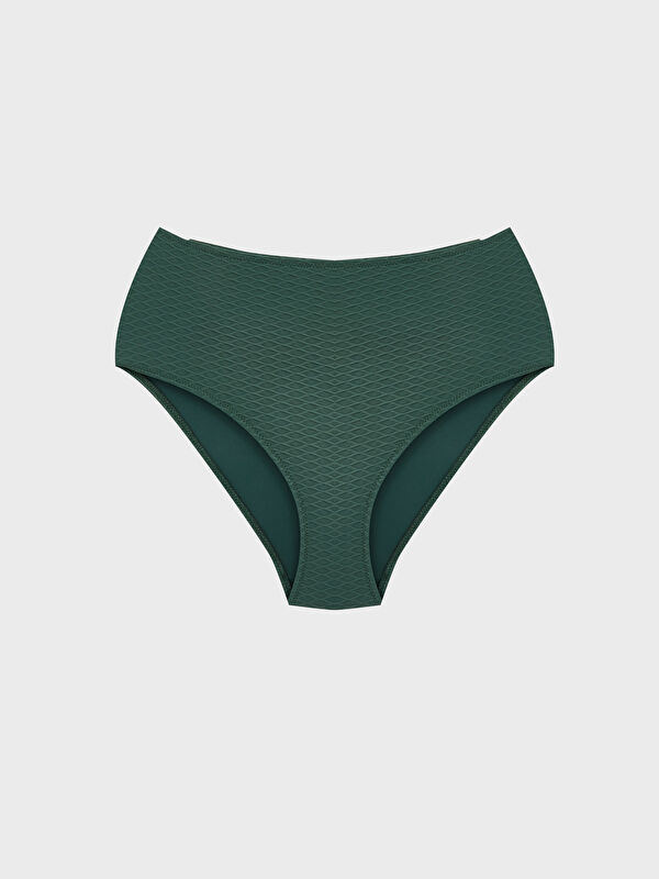 LCW DREAM Yüksek Bel Kendinden Desenli Kadın Bikini Alt