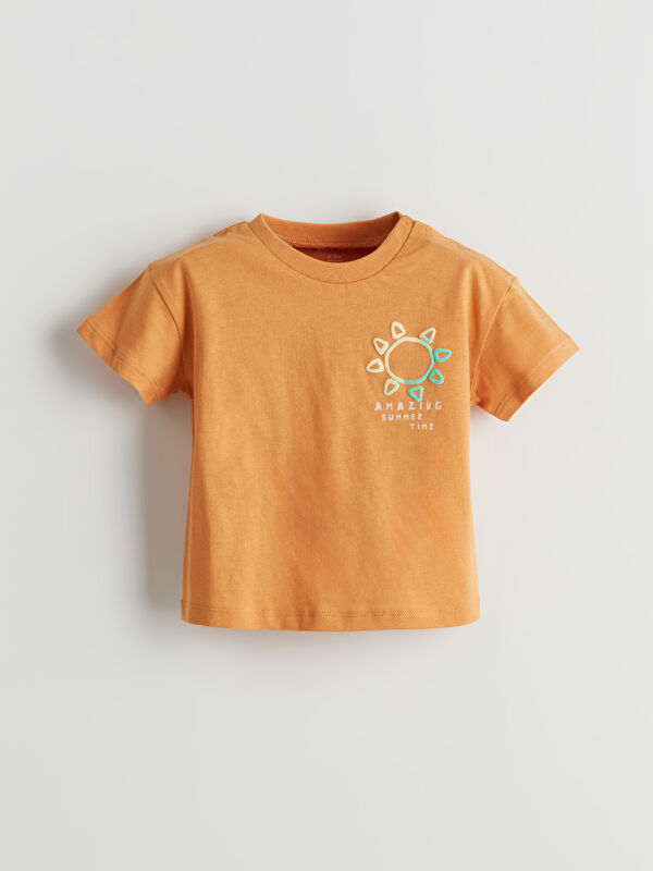 LCW baby Baskılı Erkek Bebek Tişört