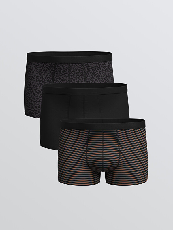 LC WAIKIKI Standard Fit Cotton Stretch Men's Boxer 3-pack