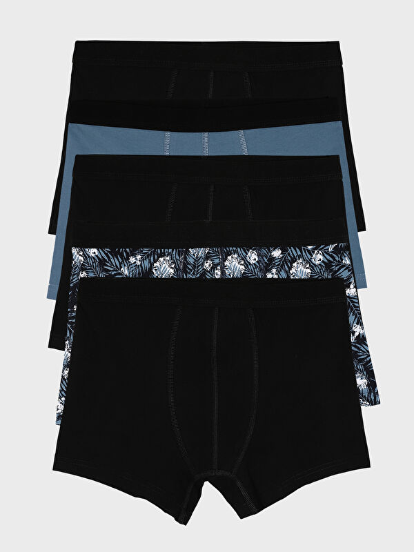 LC WAIKIKI Lot de 5 Boxers pour Hommes Coupe Régulière