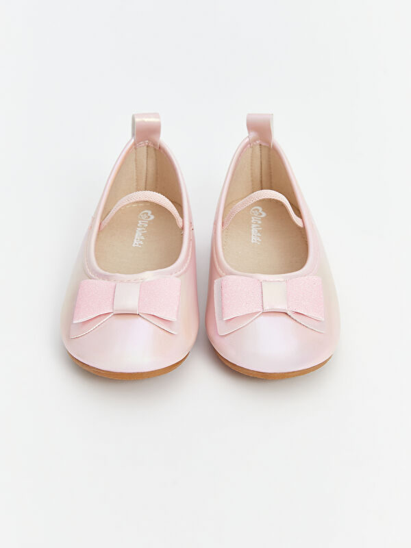 Lcw Steps Bej Lcw Steps Fiyonk Detaylı Kız Bebek Babet