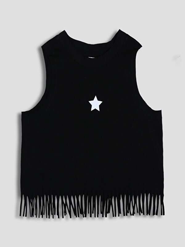 LCW Kids Crew Neck Printed Girls' Tank Top
