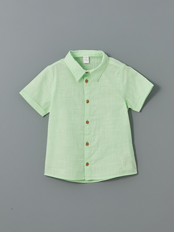 LCW Kids Poplin Erkek Çocuk Gömlek