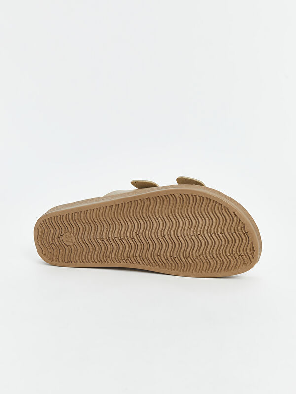 Lcw Steps Sarı Lcw Steps Çift Bantlı Kadın Terlik