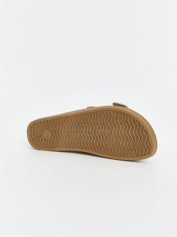 Lcw Steps Sarı Lcw Steps Çift Bantlı Kadın Terlik