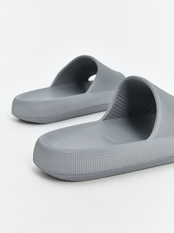 Düz Tek Bantlı Erkek Terlik - Görsel 6