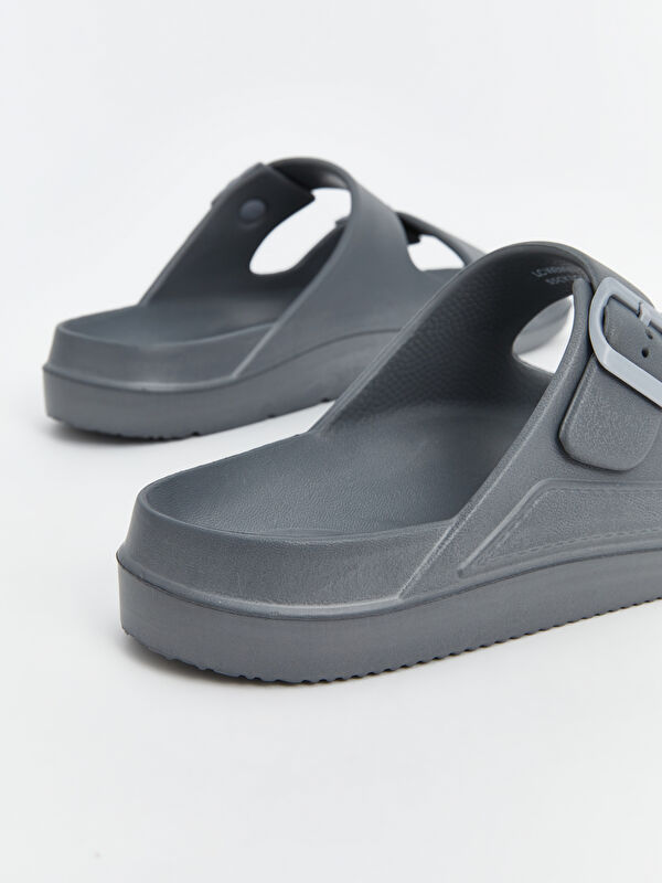 Lcw Steps Mavi Lcw Steps Çift Bantlı Erkek Terlik