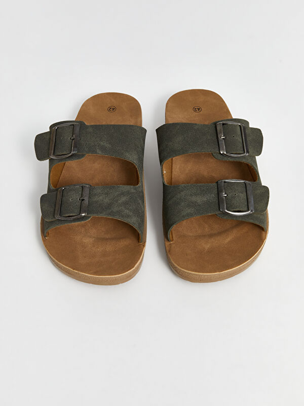 Lcw Steps Siyah Lcw Steps Çift Bantlı Erkek Terlik