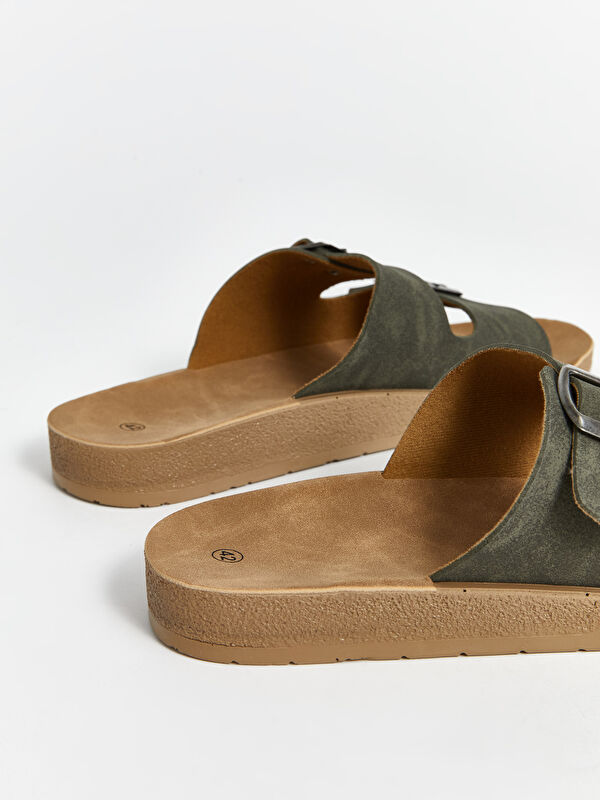 Lcw Steps Siyah Lcw Steps Çift Bantlı Erkek Terlik