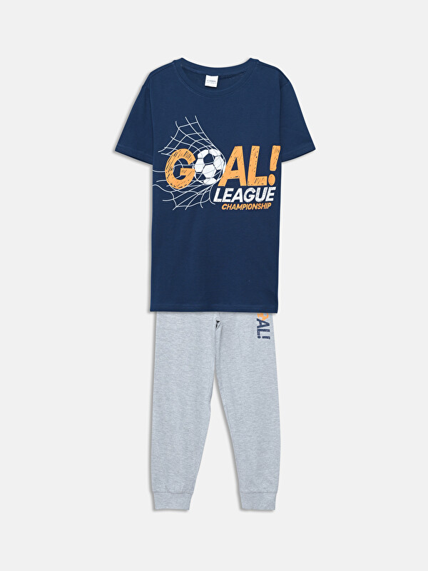 LCW Kids Ensemble de Pyjama pour Garçons à Col Rond