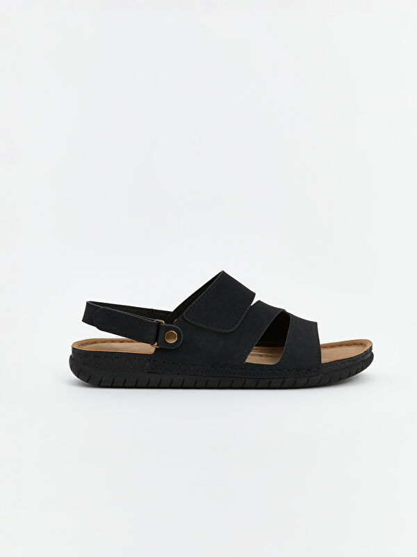 Lcw Steps Siyah Lcw Steps Cirt Cırtlı Erkek Sandalet