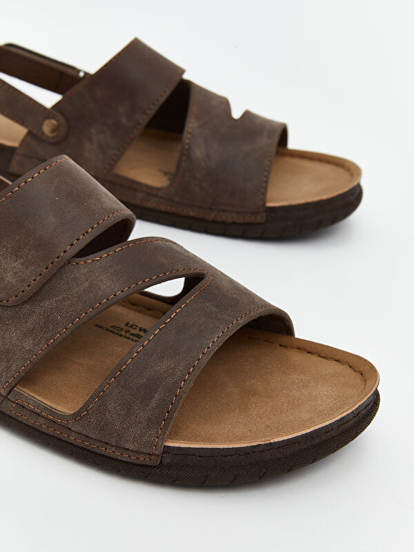 Lcw Steps Siyah Lcw Steps Cirt Cırtlı Erkek Sandalet