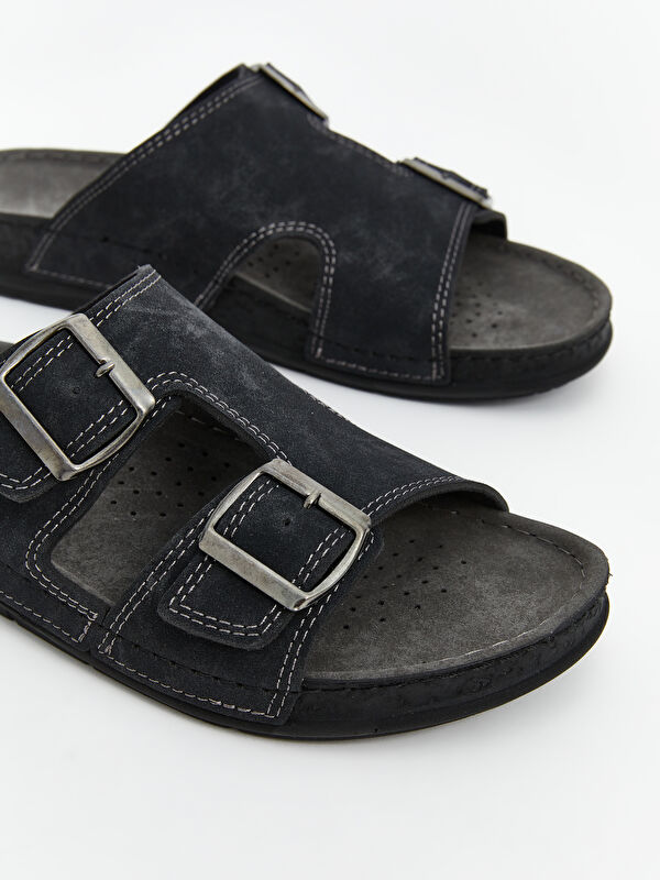 Lcw Steps Kahverengi Lcw Steps Süet Görünümlü Erkek Terlik