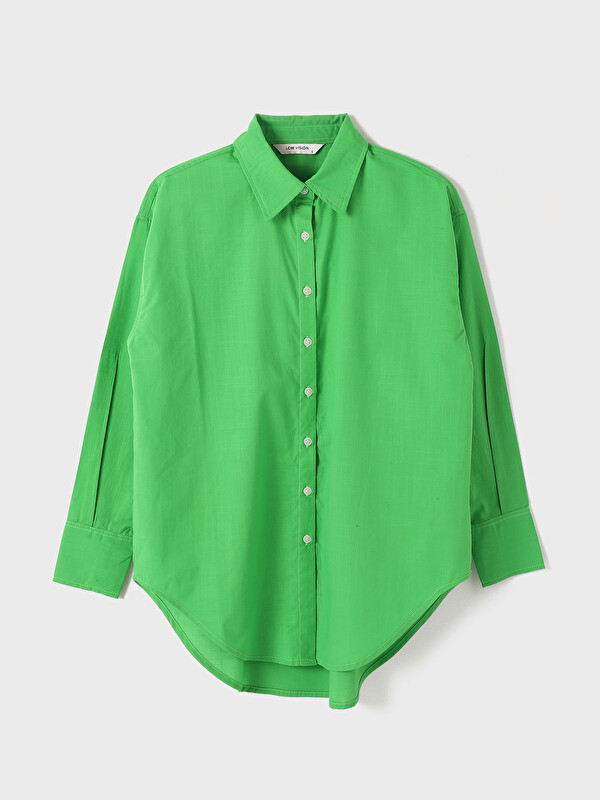 LCW Vision Plain Oversize Women's Shirt Tunic