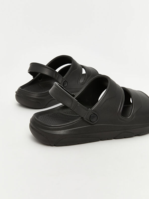 Deri Görünümlü Erkek Sandalet - Görsel 6