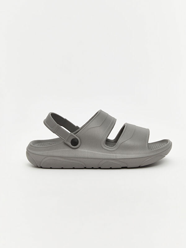 Lcw Steps Siyah Lcw Steps Deri Görünümlü Erkek Sandalet