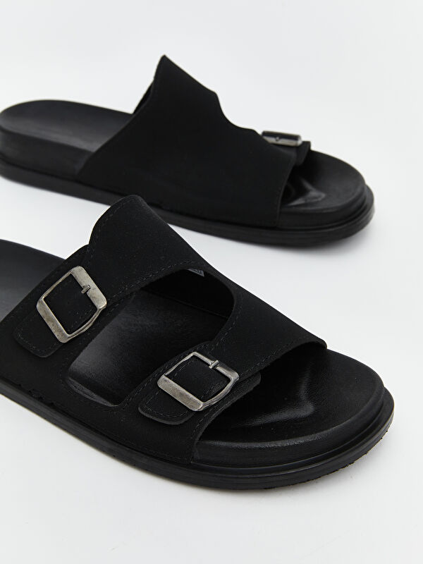 Lcw Steps Bej Lcw Steps Çift Bantlı Erkek Terlik