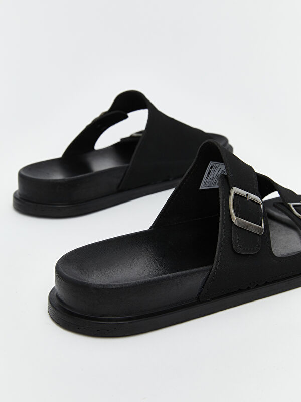 Lcw Steps Bej Lcw Steps Çift Bantlı Erkek Terlik