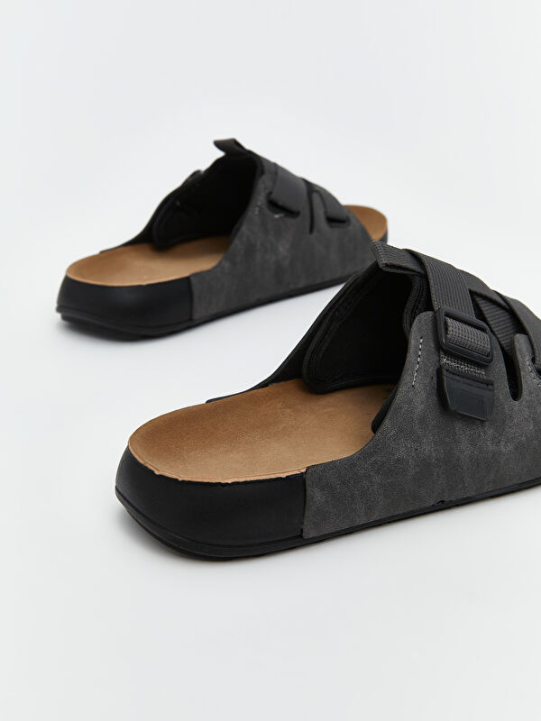 Süet Görünümlü Erkek Terlik - Görsel 6