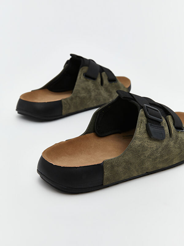 Süet Görünümlü Erkek Terlik - Görsel 6