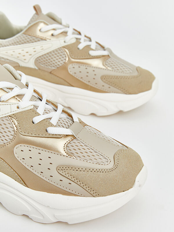 Lcw Steps Gri Lcw Steps Bağcıklı Kadın Spor Ayakkabı