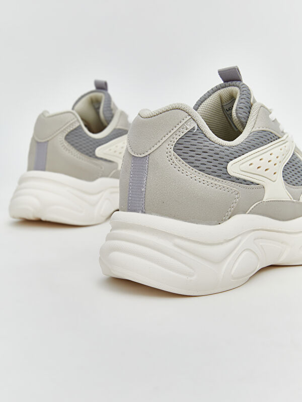 Lcw Steps Gri Lcw Steps Bağcıklı Kadın Spor Ayakkabı