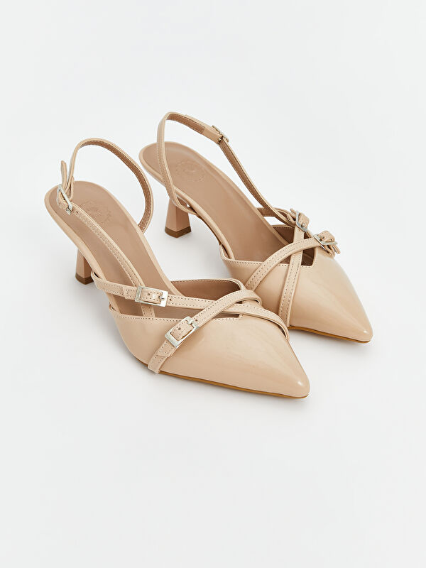 Lcw Steps Bej Lcw Steps Sivri Burun Kadın Topuklu Ayakkabı