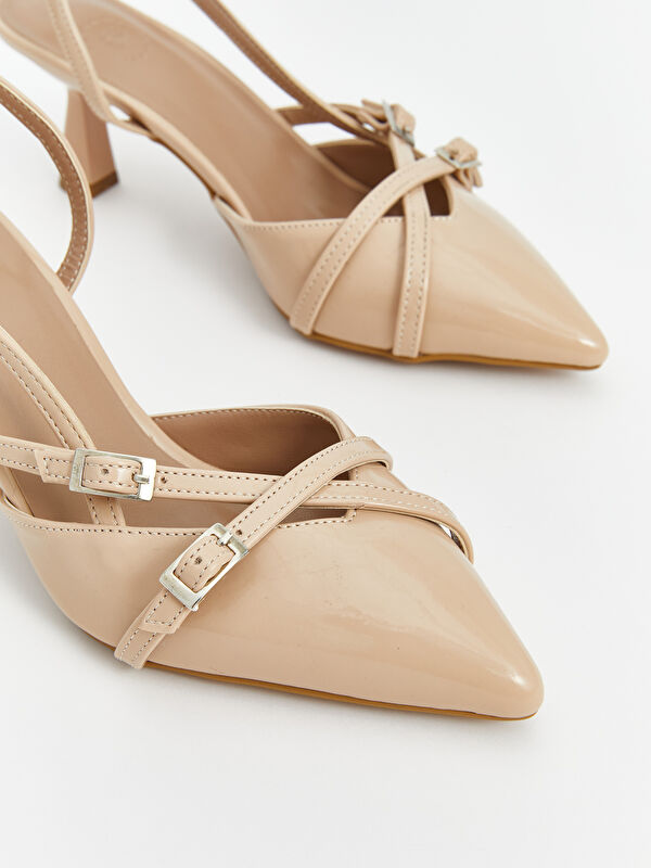 Lcw Steps Bej Lcw Steps Sivri Burun Kadın Topuklu Ayakkabı