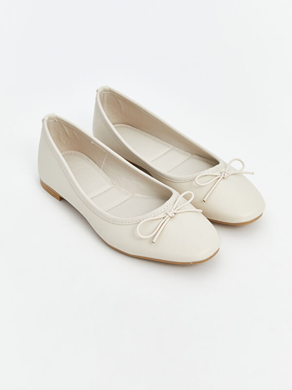 Lcw Steps Bej Lcw Steps Fiyonk Detaylı Kadın Babet