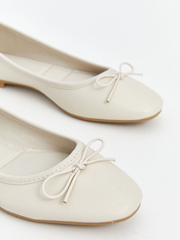 Lcw Steps Bej Lcw Steps Fiyonk Detaylı Kadın Babet