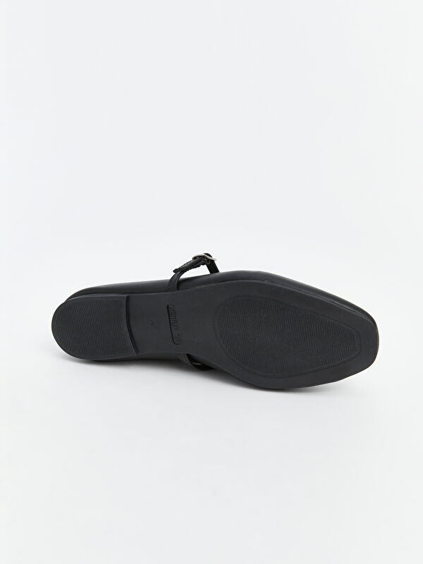 Lcw Steps Sarı Lcw Steps Deri Görünümlü Kadın Babet Ayakkabı