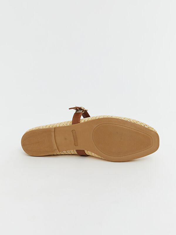Lcw Steps Bej Lcw Steps Hasir Kadın Babet