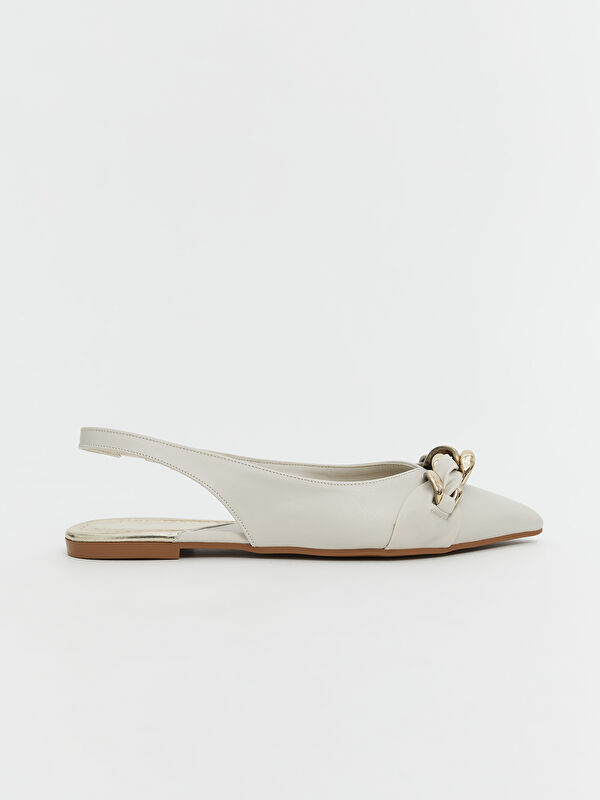 Lcw Steps Bej Lcw Steps Sivri Burun Kadın Babet